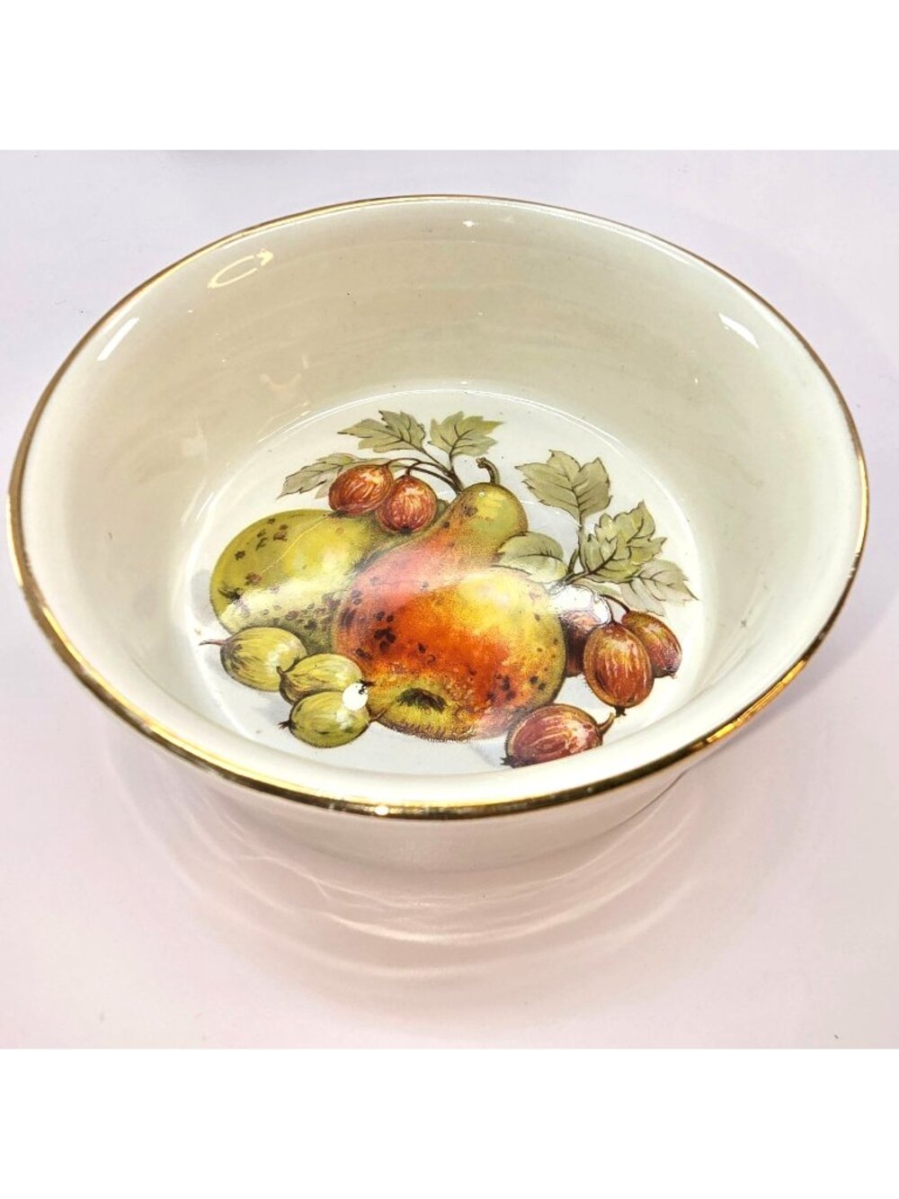 Vintage Sadler Bowl Ramiken Pear Fruit Elsenham Quality Foods England VL5099